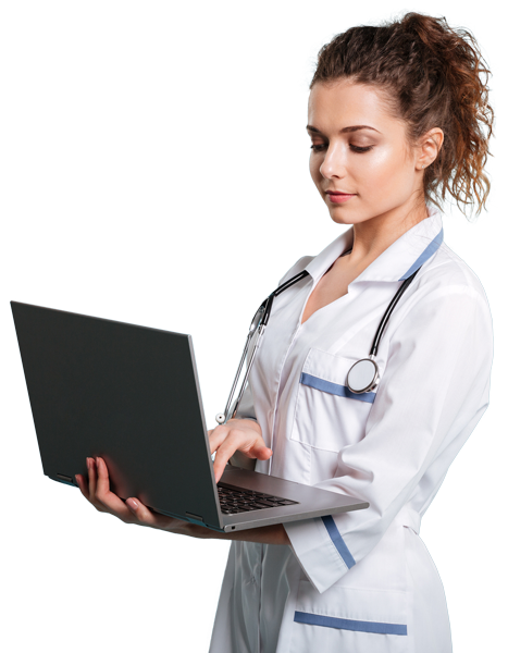 Doctor with Laptop